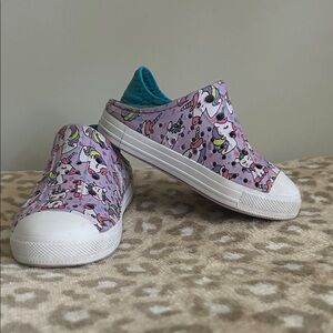 Skechers Purple Unicorn Slip-On Sneakers